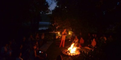 firepit meditation with the infinite connection